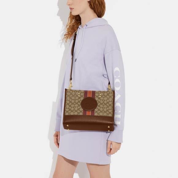 NWT Coach Outlet Dempsey Carryall In Signature Jacquard - Picture 6 of 6